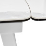 ELIOT.CR 120 раскладной обеденный стол, стеклянная столешница с керамическим покрытием