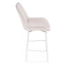 Барные стулья Седа К крутящийся молочный / белый