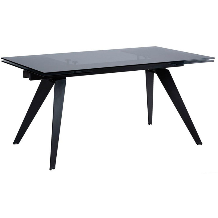 GRANT.GL раздвижной обеденный стол со стеклянной столешницей, max длина 240 см