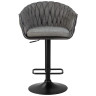 Полубарные стулья Стул барный DOBRIN LEON, графитовая ткань (LAR-275-21)