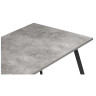 Деревянные столы Кортни 120 (160) x 80 бетон светлый / черный матовый