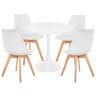 Обеденные группы Зарту white / wood