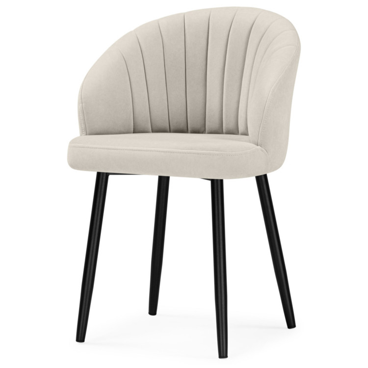 БЭНБУ 360 поворотный стул с обивкой тканью велюр, цвет marseille 2 данс / черный