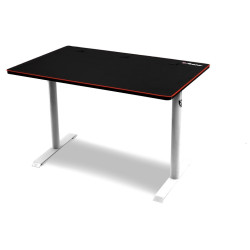 дорогие игровые столы. Стол для компьютера Arozzi Arena Leggero Gaming Desk - White Игровой компьютерный стол