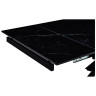 Керамические столы Стол керамический VENECJA Shashi black 160-240*90, каркас черный