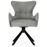 Стулья на металлокаркасе Atlanta gray / black крутящийся