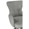 Стулья на металлокаркасе Atlanta gray / black крутящийся