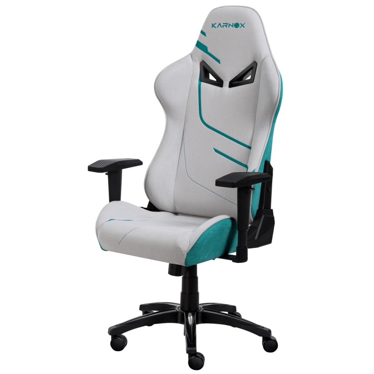 Игровые кресла Премиум игровое кресло тканевое KARNOX HERO Genie Edition, зеленый