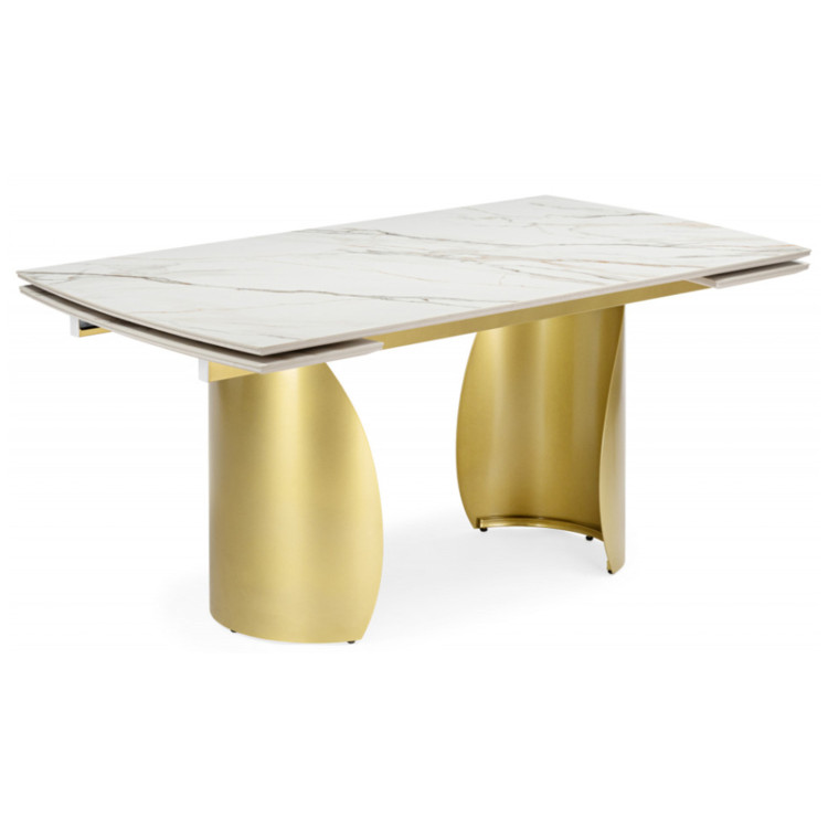 ГОТЛАНД 160 обеденный стол с керамической столешницей, цвет бежевый (fnz9206037)