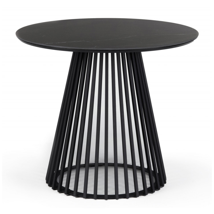 Керамические столы Нэнси 90х90х75 shakespeare black / черный