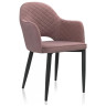 Стулья на металлокаркасе Vener light purple / black