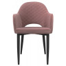 Стулья на металлокаркасе Vener light purple / black