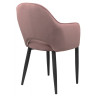 Стулья на металлокаркасе Vener light purple / black
