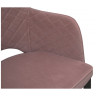 Стулья на металлокаркасе Vener light purple / black