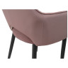 Стулья на металлокаркасе Vener light purple / black