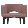 Стулья на металлокаркасе Vener light purple / black