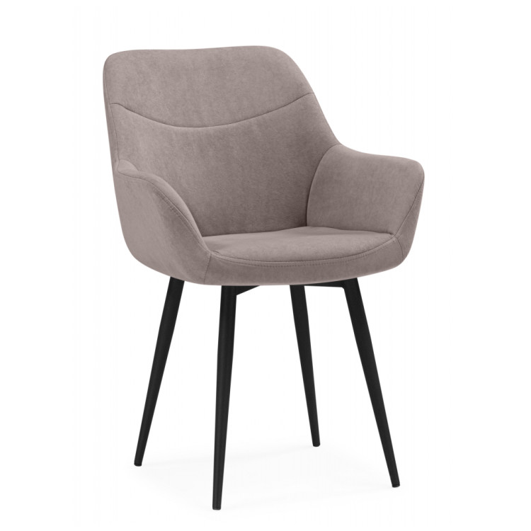 Стулья на металлокаркасе Флюид латте (zd (290) / черный