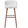 Барный стул ESF 2-169M-1 белый на деревянных ножках
