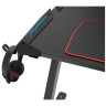 Игровые столы Стол для компьютера (для геймеров) Eureka Z1 S с синей подсветкой, чёрный