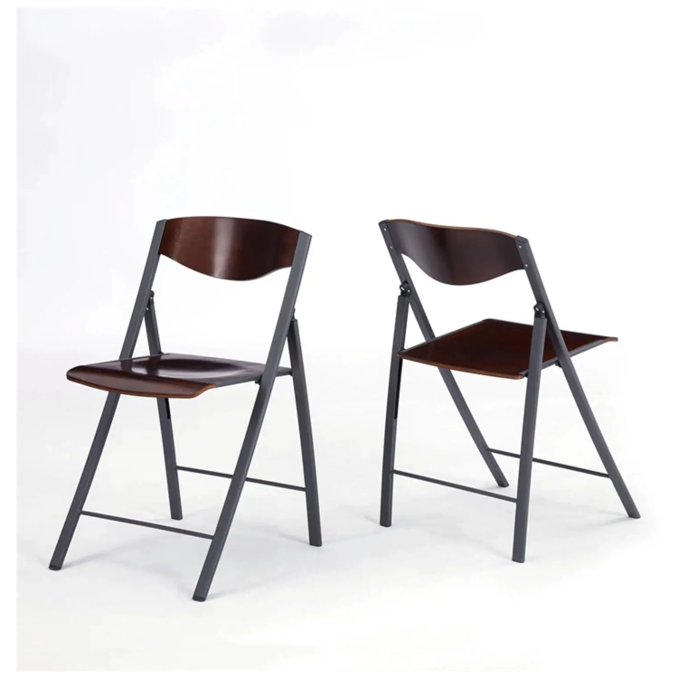 Складной стул C3415P-2 венге с жестким сиденьем