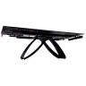 Керамические столы DT888 Стол раскладной Shashi black, 160-240/90*76, керамич. столеш, основ. металл черный