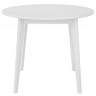 Ламинированные столы Стол Marcel круглый 92,5x92,5х76см, Белый, белый