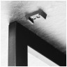 BIRD узкая стол книжка с ламинированной поверхностью на металлическом основании