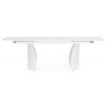ГОТЛАНД 180 стол с керамической столешницей, цвет белый мрамор (statuario titan gloss)