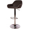 BOGART дизайнерский барный стул на хромированном каркасе, обивка винтажная экокожа