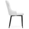 Стулья на металлокаркасе Neli white / black