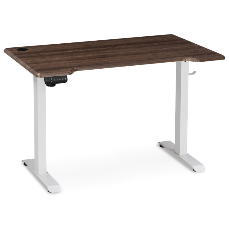 Компьютерные столы Маркос с механизмом подъема 120х75х75 орех кантри / белый