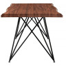 T-1078 орех - деревянный обеденный стол в стиле Лофт
