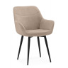 Стулья на металлокаркасе Флюид бежевый (zd 210) / черный