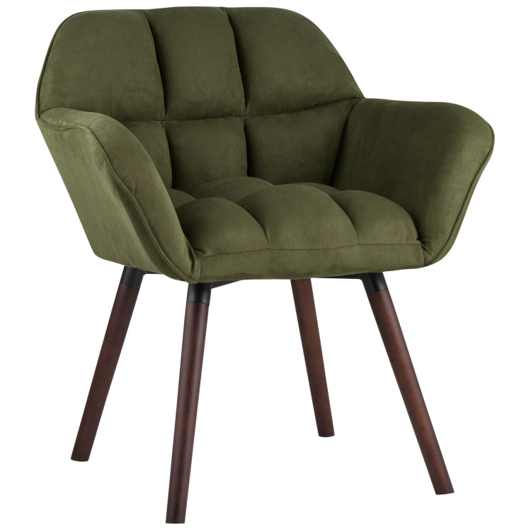 Мягкие кресла Брайан мягкое зеленое обивка из замши