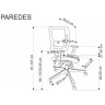 Компьютерные кресла Кресло компьютерное Halmar PAREDES (черный)
