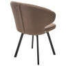 Стулья Стул ХИЛТОН 360 град., цвет B5 Капучино, велюр / черный каркас М-City