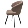 Стулья Стул ХИЛТОН 360 град., цвет B5 Капучино, велюр / черный каркас М-City