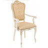 РУДЖЕРО классический стул-кресло на деревянном каркасе с тканевой обивкой