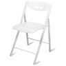 Выставочные образцы. Складной стул C3415P-2 белый с жестким сиденьем