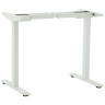 Компьютерные столы Подстолье для стола с электроприводом и регулировкой высоты, 2 мотора, память 3 уровня высоты, белый