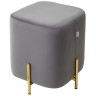 Пуфы Пуф для гостиной ARES BLUVEL-14 GREY / GOLD М-City