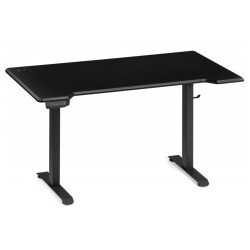 МАРКОС 140 черный / шагрень черная Стол письменный