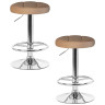 Барные стулья Набор 2 шт Табурет барный DOBRIN BRUNO, бежевый велюр (MJ9-10)