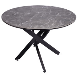 Керамические столы с глянцевой столешницей. ОЛАВ 110 керамический обеденный стол