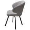 Стулья Стул ХИЛТОН 360 град., цвет B22 Серый, велюр / черный каркас М-City