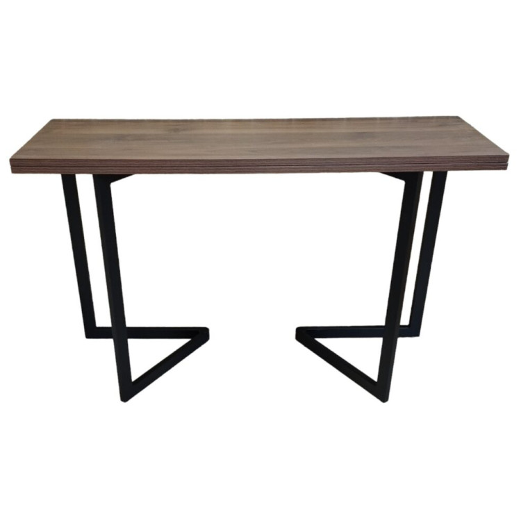 Стол консоль В2238-1 с ламинированной столешницей, цвет темный дуб