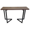 Стол консоль В2238-1 с ламинированной столешницей, цвет темный дуб