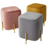 Пуфы Пуф для гостиной ARES BLUVEL-68 YELLOW / GOLD М-City