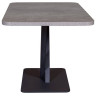 Стол CHESTER раздвижной  (120+40) камень темный, опоры черные