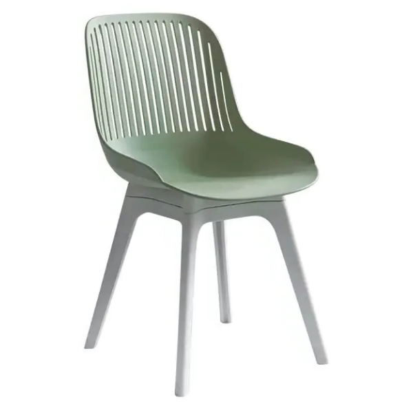 Стулья DC271 Стул пластиковый, МЯТНЫЙ (оливковый), ноги черные